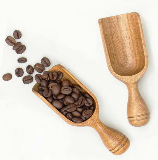 SANJH wooden serving scoops